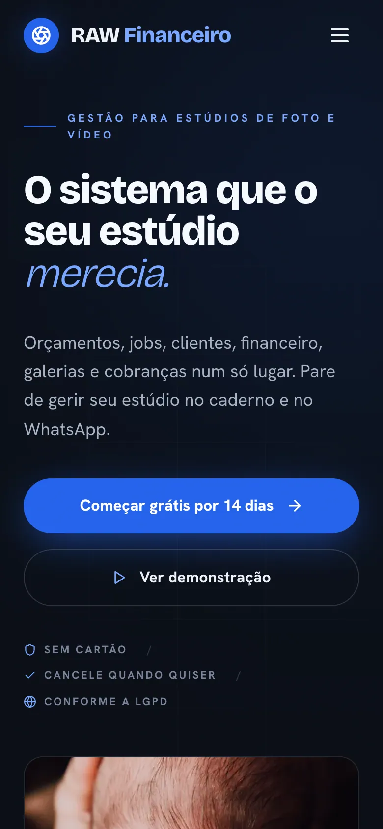 RAW Financeiro no celular